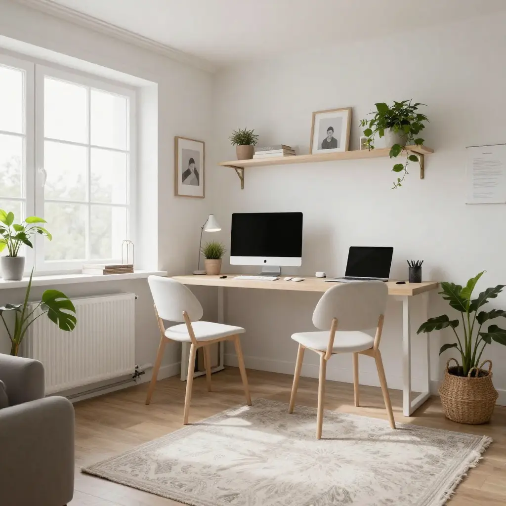 Vårt hyggelige malestudio